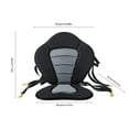 thumbnail image 5 of Adjustable Kayak Seat with Back Support and Storage Bag - Comfortable Cushioned Seat Pad for Sit On Top Kayaking, Fishing, and Boat Rafting, 5 of 14