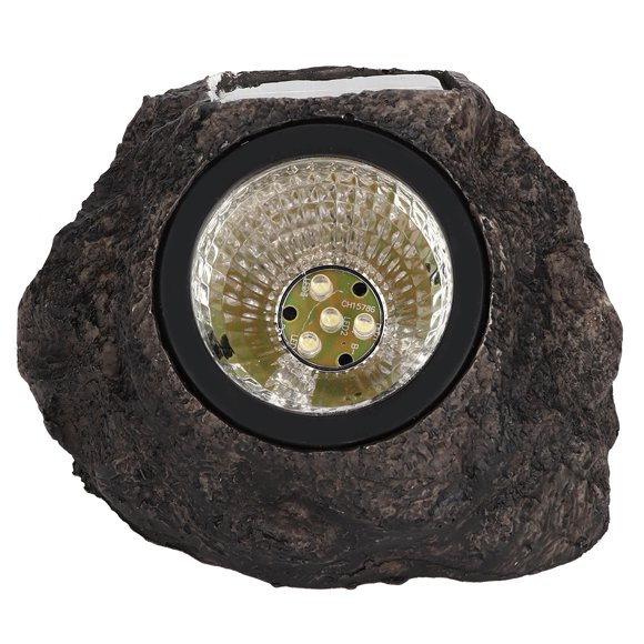 Lámpara de jardín, Luz de energía solar al aire libre Lámpara de piedra de jardín Decoración de césped de jardín Aspecto llamativo Jadeshay A