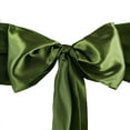thumbnail image 4 of Efavormart 25pcs Moss/Willow SATIN Chair Sashes Tie Bows for Wedding Events Decor Chair Bow Sash Party Decoration Supplies  6 x106", 4 of 6
