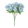 thumbnail image 3 of Style 7 Head Faux Peony Hydrangea Bouquet Plastic For Wedding Home Floral Arrangement, 3 of 3