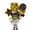 A005- Style E, variant on 2026 Graduation Decorations, College Graduation Decorations, Grad Party Decorations, 5 Pc Vase Inserts, Black Orange Glitter, Graduation CenterpiecesforTables, Star Decorations,