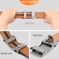 thumbnail image 2 of GAEKEAO Ratchet Belt for Men Genuine Leather 1 3/8" - Micro-Adjust Buckle Trim to Fit Dress Belt Casual to Formal Gift Boxed, 2 of 9