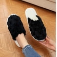 thumbnail image 4 of CHICVOMEY Slippers for Women Men Warm Memory Foam House Slippers Cozy Soft Lightweight Indoor House Shoes Fuzzy Slip-On Slippers, 4 of 7