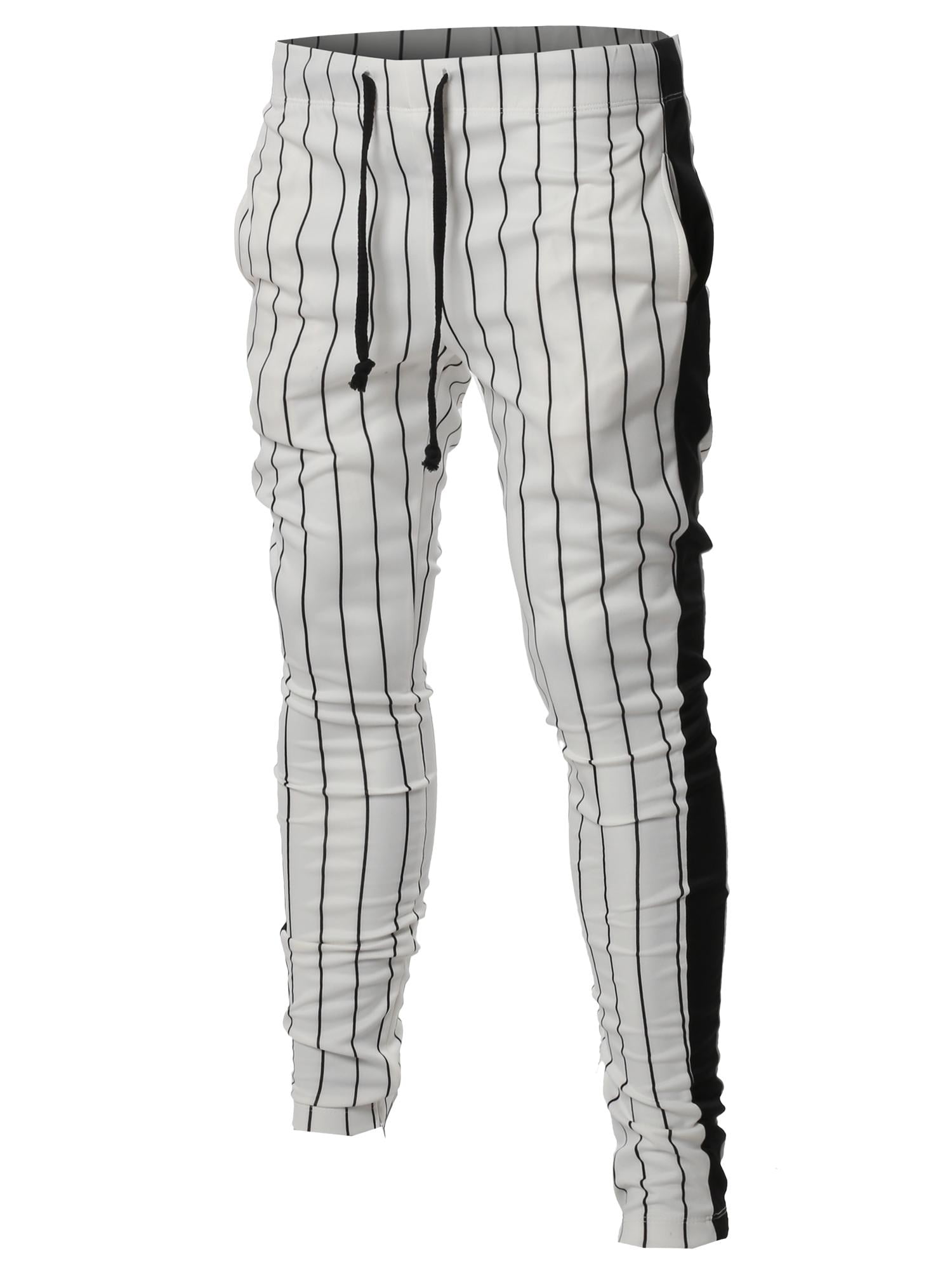mens zipper track pants