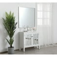 thumbnail image 5 of Metal frame square mirror 36 inch in Sliver, 5 of 5