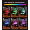thumbnail image 3 of Flame Diffuser, 7 Colors Flame Fireplace Essential Oil Diffuser - Cool Mist Humidifier with Remote Control, Timer and Waterless Auto-off Oil Diffuser for Home Room Office, 3 of 11