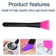 thumbnail image 5 of Silicone Face Mud Brush Soft Head Facial Cosmetic Mixing Applicator DIY Makeup Stick Beauty Tool, Rose, 5 of 10