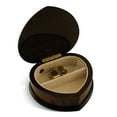 thumbnail image 2 of Exclusive 30 Note Wood Tone Heart Shaped Floral Inlay Music Jewelry Box - God Bless America, 2 of 2
