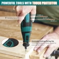 thumbnail image 4 of 8V Cordless Rotary Tool Kit, NEU MASTER Power Rotary Tool With 2.0Ah Batttery, 103pcs Accessories, 30000RPM 5-Speeds LED light, Multi Power Carving Tools for Sanding, Polishing, Drilling, Cutting, 4 of 7
