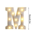 thumbnail image 2 of Light up Letters,6.3 Inches LED Letters Lights - (26 Letter - 0~9 Number - @ & Symbol - Red Heart),Decorative Lighted Letters,Battery Powered Light up Letters for Party,Bar,Night Light,Home Decor, 2 of 7