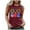 Burgundy, variant on Odeerbi 4th of July Patriotic Tank Top for Women 2025 Summer Beach Vest Funny Graphic Print Tank Tops Adult Girls Tanks Blouse Black