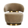 thumbnail image 3 of Austin Oat Recycled Fabric Swivel Chair, 3 of 5