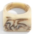thumbnail image 1 of Women Ring Chunky Resin Simple Thick Finger Ring Knuckle Ring Stackable Ring, 1 of 10
