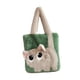 thumbnail image 2 of Bolso de mano Yinane de felpa verde, 2 of 8