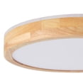 thumbnail image 4 of 19.69" LED Flush Mount Ceiling Light, Vintage Round Ceiling Fixture with PVC Diffuser Shade for Dining Room, Bedroom, Balcony (Dimmable), 4 of 7