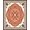 Red, Pattern 1, variant on ODIKA 2x3 Machine Washable Non-Slip Area Rug, Sunrise Medallion Interlocking with Art Accents High Traffic Rug, Red, 557011