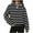 Black, variant on Atogsazn Womens Long Sleeve Sweatshirt Casual Striped Zip Up Pullover Sweatshirts Athletic Running Tops Outerwear Black L Fashion