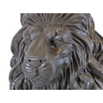 thumbnail image 5 of Guardian Lion Statue – Natural Bronze Appearance – Made of Plastic Resin – Lightweight – 28” Height, 5 of 6