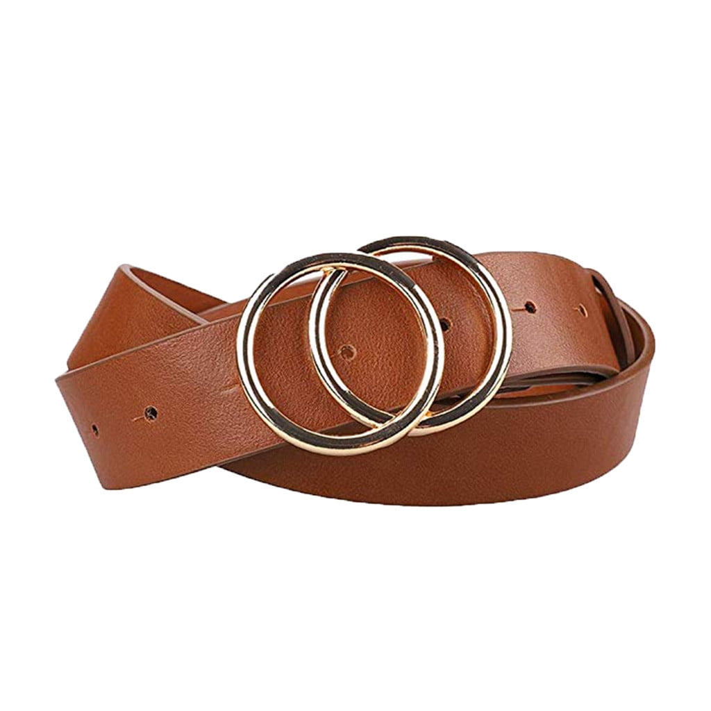soft leather waist belt