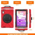 thumbnail image 5 of XYX Case for Lenovo Tab M9 9.0 inch 2023 Released TB-310FU with 360 Degree Rotating, Hand Strap, Shoulder Strap, Red, 5 of 7
