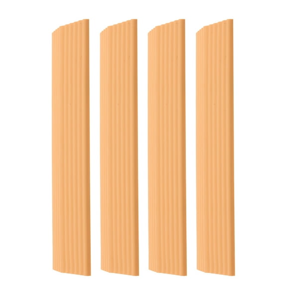 ELAYARD Set of 4 Orange Plastic Ramps for Home Entrance with Non- Ideal for Wheelchair Access