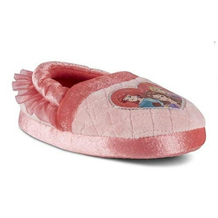 Disney Princess Slippers for Toddler Girls (11-12 M US Little Kid) Pink