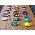 thumbnail image 5 of Leather Key Chains Blank 10 Pack - Hot Stamping, Embossing, Laser Engraving Ready-Promotional, Business gifts, 5 of 5