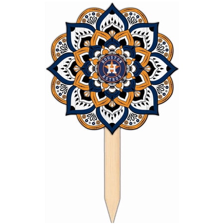 Houston Astros 18   x 12   Mandala Yard Stake