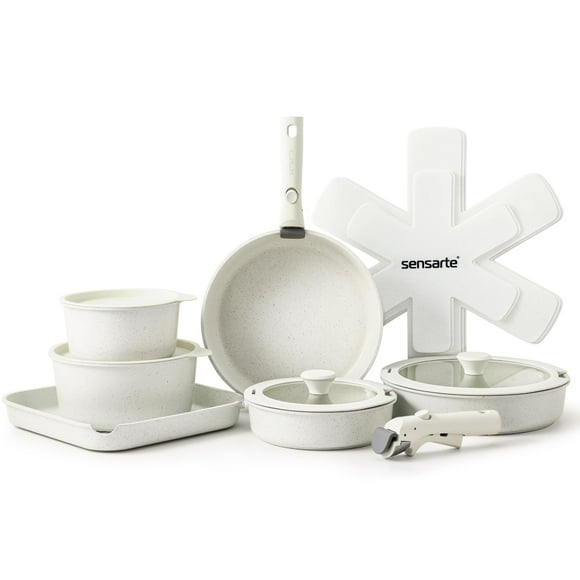 Set de utensilios de cocina SENSARTE, 17 piezas, antiadherentes, de inducción, sin PFOA