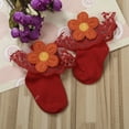 thumbnail image 5 of xiaxaixu Baby Girls Ruffle Socks Eyelet Frilly Lace Ankle Socks, 5 of 5