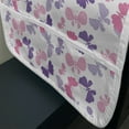 thumbnail image 3 of Butterfly Microwave Oven Cover, Silhouettes of Different Butterflies Purple Tone Illustration Simplistic Geometry, Water Resistant Organizer with Pockets Kitchen, 36" x 12", Multicolor, by Ambesonne, 3 of 4