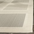 thumbnail image 5 of Safavieh Courtyard Eileen Geometric Indoor/Outdoor Area Rug, Sand/Black, 2' x 3'7", 5 of 11