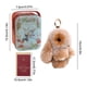 thumbnail image 3 of Lindo Llavero Conejito Peluche Encantador Cadena Llave Automóvil (caqui), 3 of 3