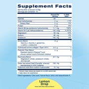 Replenza GLP-1 Support, Daily Replenisher, Helps Support Muscle Recovery, Digestive Health, and Skin Elasticity, Lemon Drop, 30 Servings