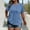 ZA-Navy shirts for women, variant on Qetyuw Plus Size Tops for Women Summer Lace Short Sleeve Crew Neck Tees Trendy Vacation Tees Casual Solid Basic T Shirts