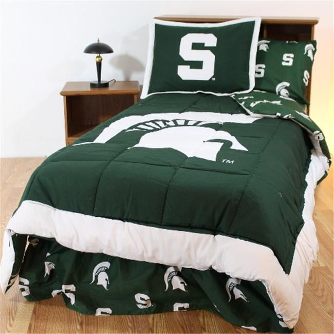 College Covers Msubbtw Michigan State Bed In A Bag Twin With Team