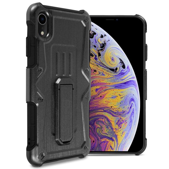 CoverON Apple iPhone XR (6.1") Holster Case, Spectra Series Protective Holster Belt Clip Phone Cover