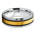 thumbnail image 2 of Black Tungsten Wedding Ring,Anniversary Ring,Engagement Ring,Tungsten Carbide Ring,Unique Wedding Ring, 2 of 4