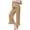 Khaki, variant on Solid Color Pregnancy Maternity Women Flared Wide Leg Casual Pants