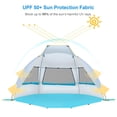 thumbnail image 2 of Carpa de playa WolfWise, portátil, antiUV, con protección solar, color azul, 2 of 8