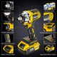 thumbnail image 5 of Cshidworld Llave de Impacto Inalámbrica 1/2", Motor sin Escobillas Potente de 20V con Velocidad de 2 Modos, Llave de Impacto con 5 Enchufes, 8 Taladros, 6 Tornillos, Torque Máximo de 280 ft-lbs (380N, 5 of 8