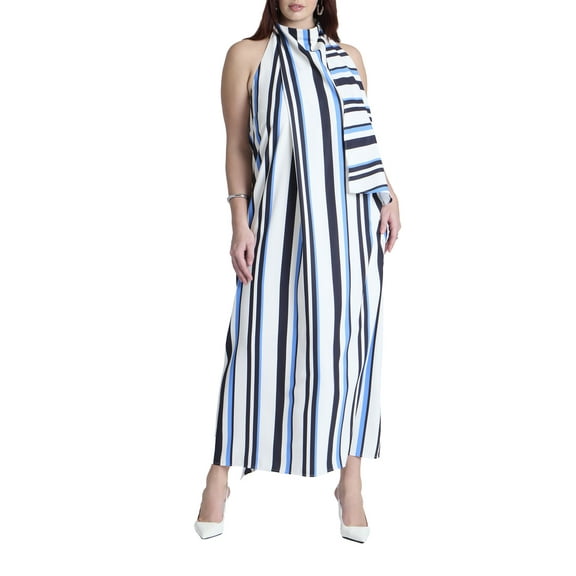 ELOQUII Women's Plus Size High Neck Maxi Dress