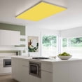 thumbnail image 3 of Yellow Magnetic Fluorescent Light Covers for Ceiling Lights 2 x 4 Feet, Pure Yellow Office Classroom Kitchen Drop Ceiling Light Covers Lighting Filters Shade Panel 3 Packs, 3 of 9