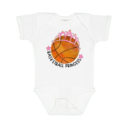 

Inktastic Basketball Princess- Tiara Gift Baby Girl Bodysuit