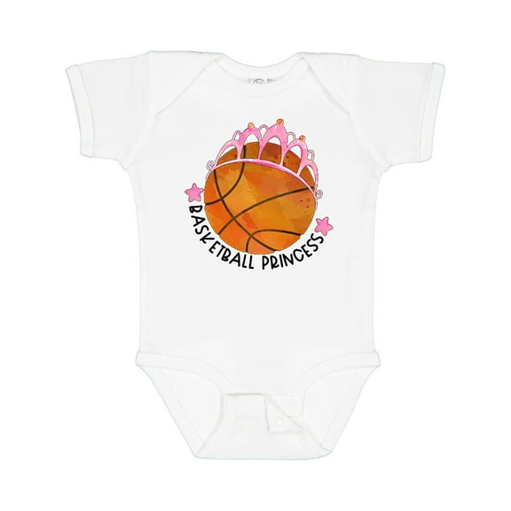 Inktastic Basketball Princess Tiara Girls Baby Bodysuit