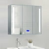 thumbnail image 4 of 42" x 28" Triple Door LED Light Bluetooth Medicine Cabinet, 4 of 12