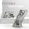thumbnail image 2 of Case for iPhone 16 Pro,Military Grade [Built-in Kickstand] Magnetic Dual-Layer Heavy Duty Shockproof Protection TPU+PC Phone Case for iPhone 16 Pro,6.3 Inch 2024 (Gray), 2 of 16