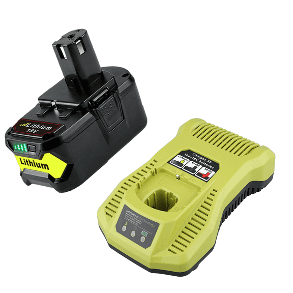 Persever for 5.0Ah Ryobi One   plus P108 18V High Capacity Battery and P117 Charger P108 P107 P104 P105 P102 P103 Tools