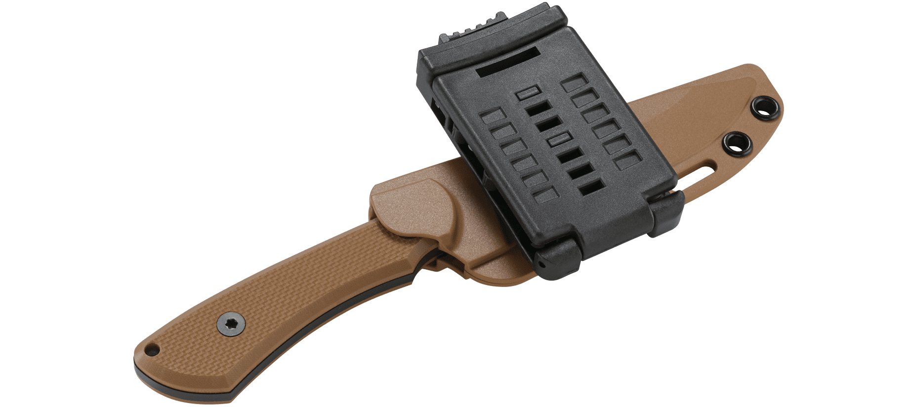 CRKT Ramadi Fixed Blade Knife with Sheath: SK-5 Plain Edge Blade, G10 Handle, 2083