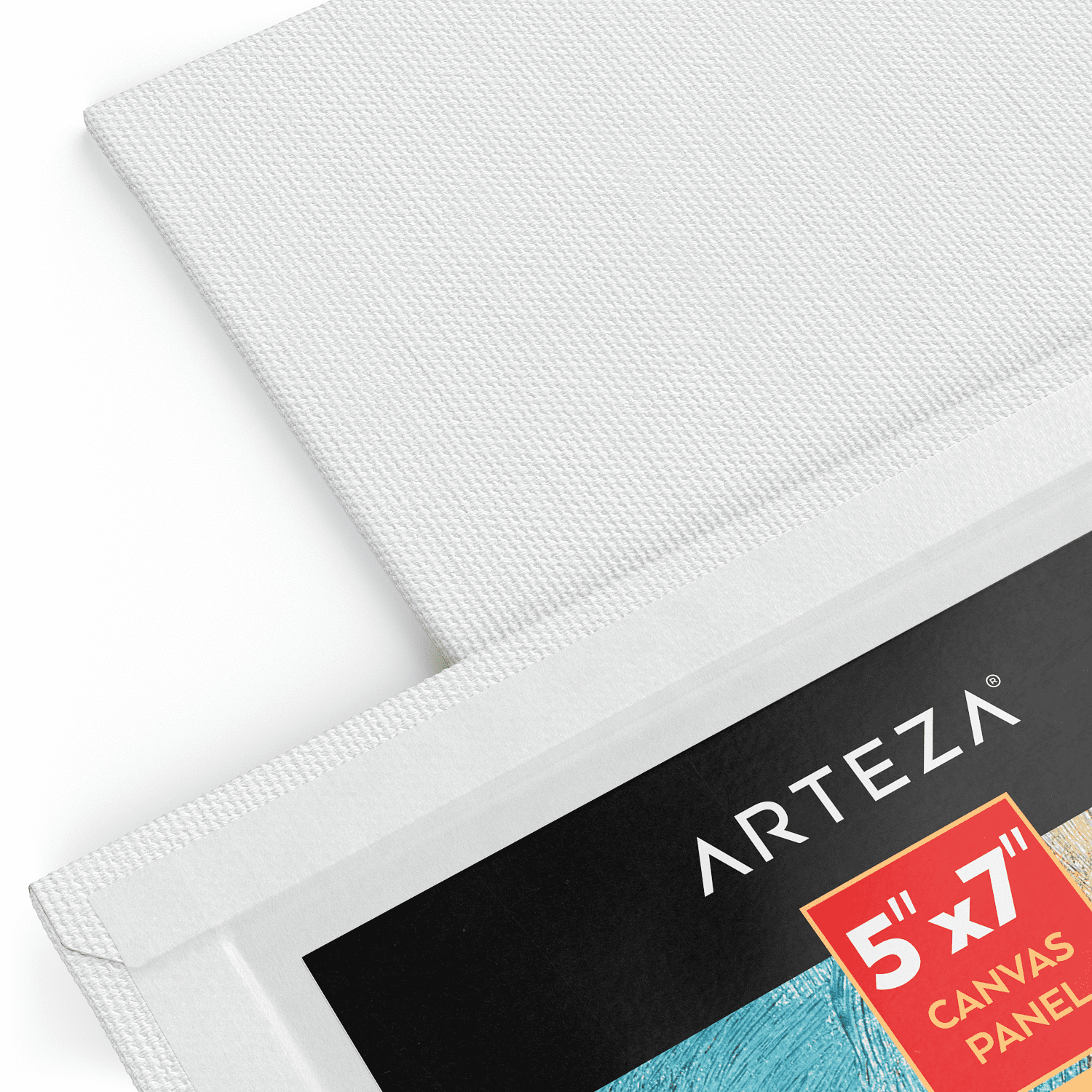 Arteza Canvas Panels, Premium, White, 5"x7", Blank Canvas Boards for Painting - 14 Pack